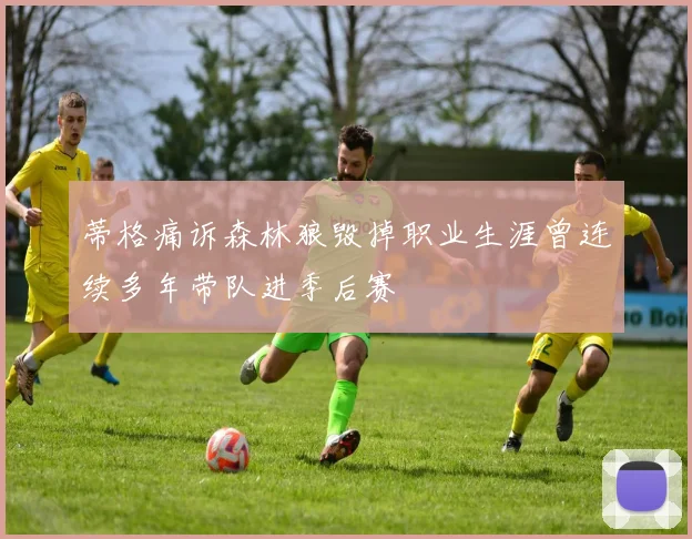 蒂格痛诉森林狼毁掉职业生涯曾连续多年带队进季后赛