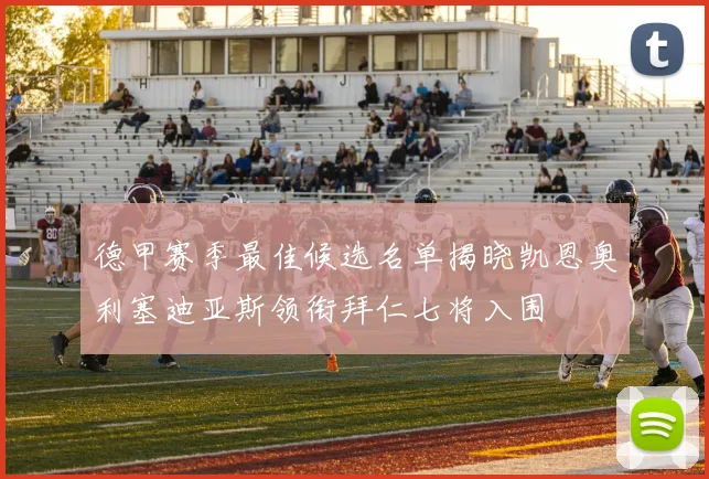 德甲赛季最佳候选名单揭晓凯恩奥利塞迪亚斯领衔拜仁七将入围